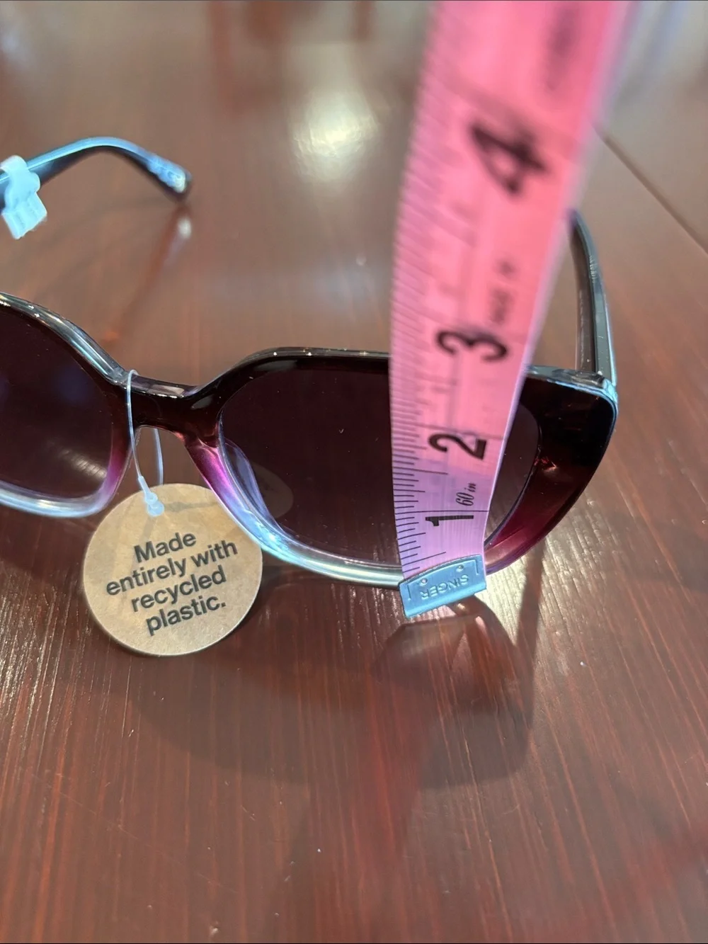 Nine West Butterfly tortoise shell gradient purple:pink frame & lens,CAT 3